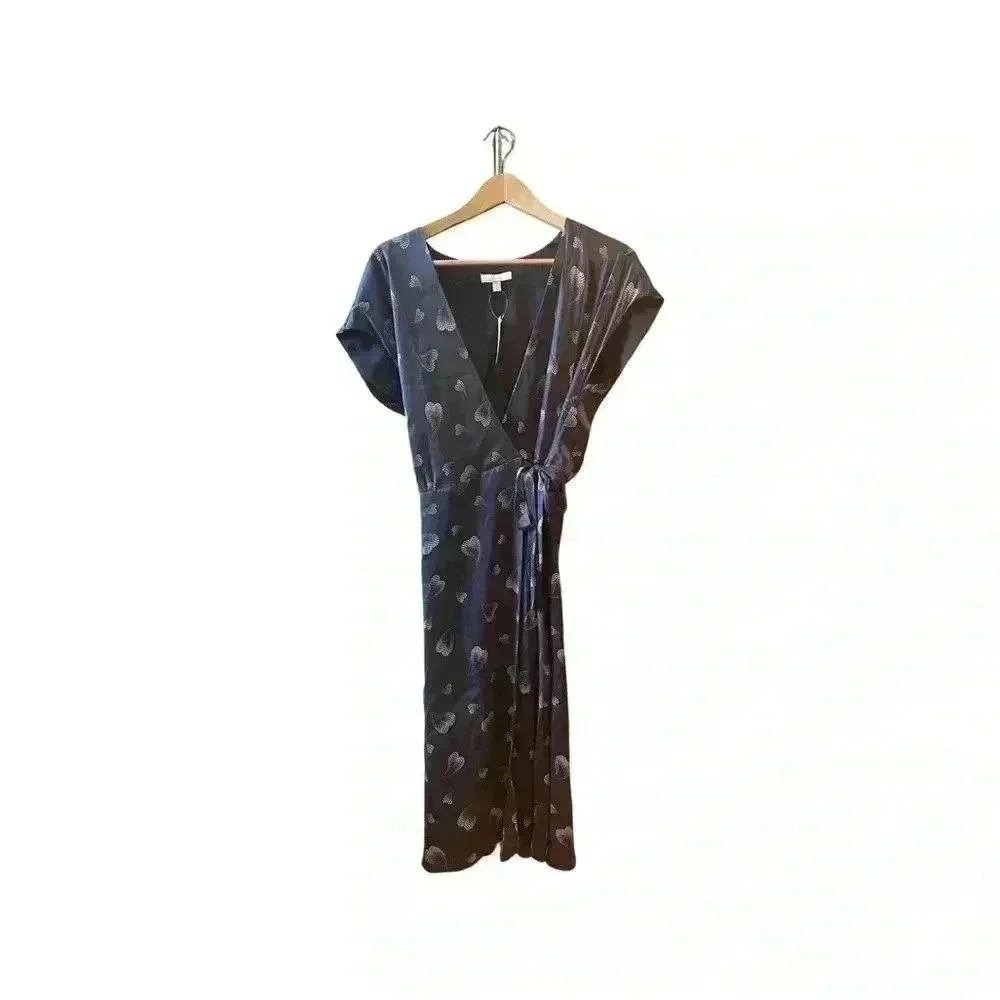 Joie Bethwyn B Silk Wrap Dress - Picture 3 of 9